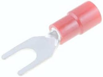 Xb Components - Gabelklemme 4,3mm Für Kabel 0,3-1,65mm Vorisoliert Rot Tmev1.25y-4s