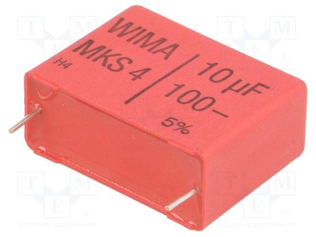 10uf 100vdc Polyester-rasterkondensator 27,5mm