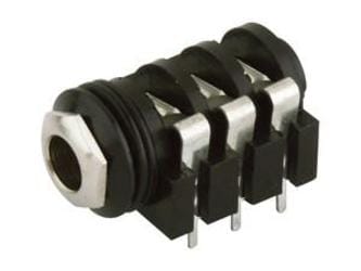 Jack 6,3mm Female Stereo Jack Buchse Bedrucktes Kabel