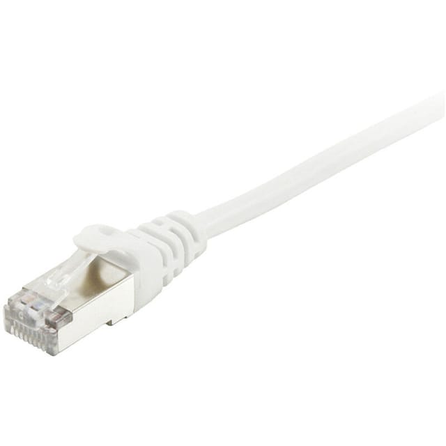Equip 605515 Rj45 Netzwerkkabel, Patchkabel Cat 6 S/ftp 7.50 M Weiß Vergoldete Steckkontakte 1 St.