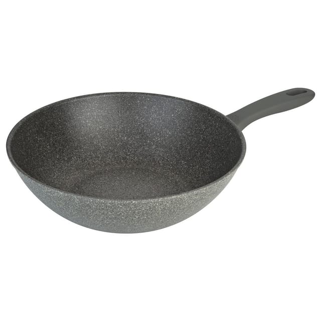 Ballarini Murano Wok Grau 30 Cm Antihaftbeschichtet