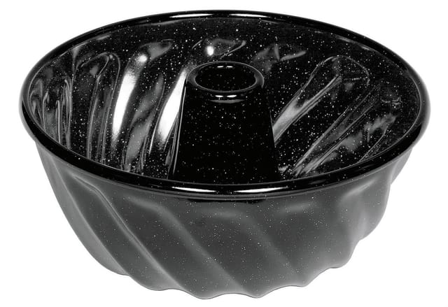 Riess Gugelhupfform Ø24cm Schwarz Emaille