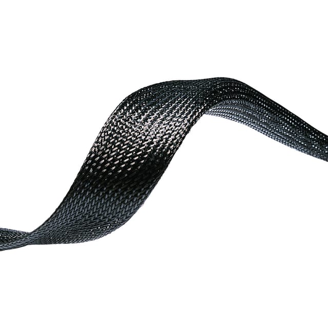 Hellermanntyton - 170-80531 Hegpl30-pet-bk Geflechtschlauch Schwarz Polyester 18 Bis 55 Mm 50 M