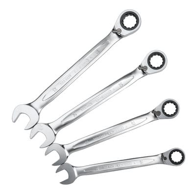 Ks Tools Gearplus Ratschenringmaulschlüssel-satz, Umschaltbar, 4-tlg - 503.4601