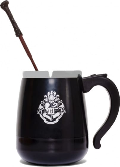 Harry Potter - Selbstrührende Tasse Mit Zauberstab 350 Ml - 5065011129398
