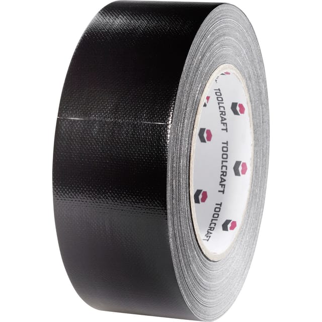 Toolcraft - 54b48l40sc 54b48l40sc Gewebeklebeband Gaffer Schwarz (l X B) 40 M X 48 Mm 1 St.