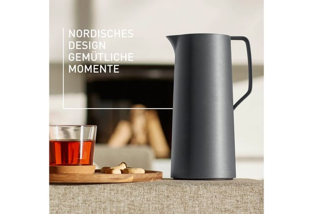 Emsa N4170100 Motiva Thermoskanne, Anthrazit, 1000 Ml