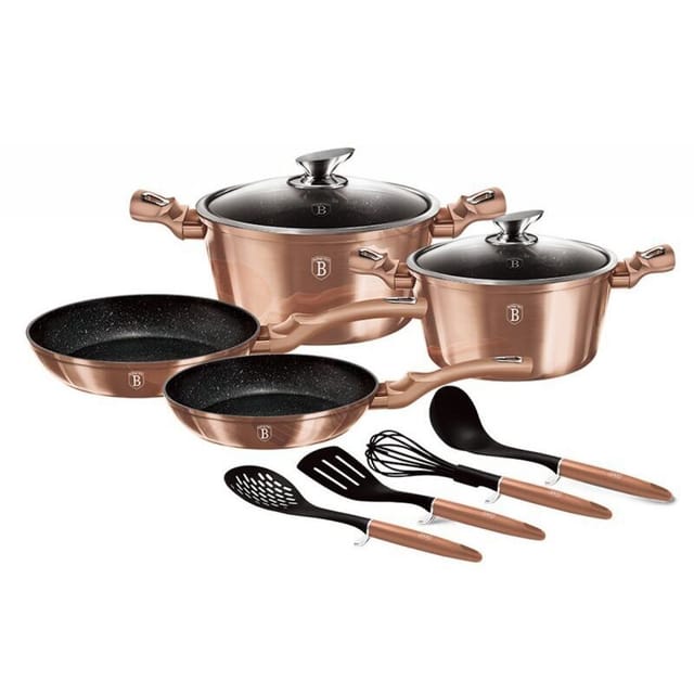 Berlinger Haus Bh-6142 Roségold-granit-kochgeschirr-set