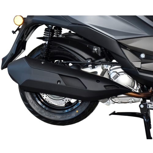 ALPHA MOTORS Motorroller »SC300«, Sport Cruiser 300, 276 ccm, 125 km/h, EURO 5+, grau, inkl. Topcase