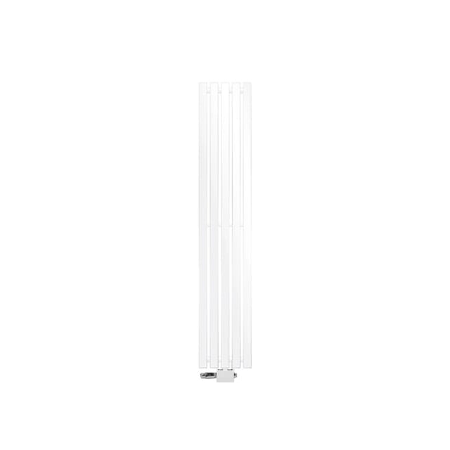 LuxeBath Paneelheizkörper Stella 260x1400mm Weiß mit Thermostat Universal Eck
