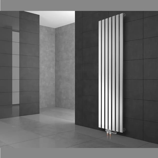 LuxeBath Design Paneelheizkörper Stella 260x1400 mm Weiß mit Thermostat Boden