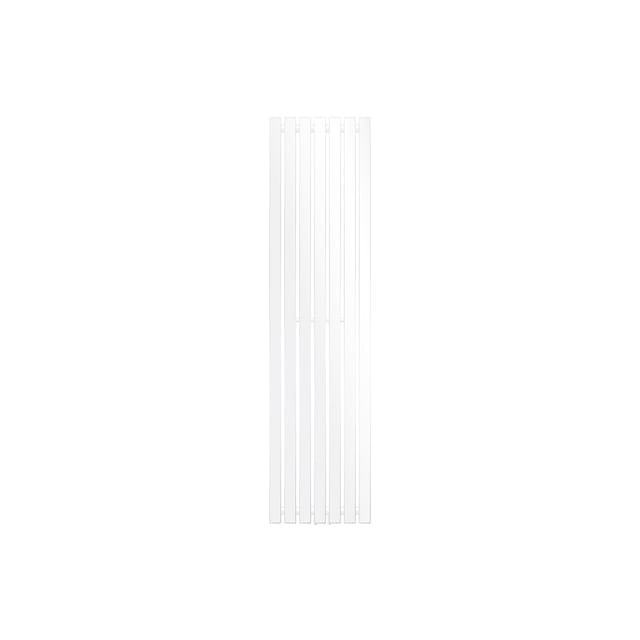 LuxeBath Paneelheizkörper Vertikal 370 x 1400 mm Weiß mit Mittelanschluss