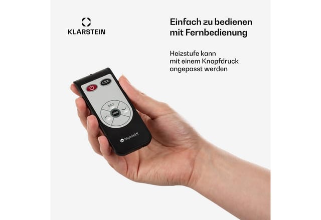 Blumfeldt Cosmic Beam Plus XXL Infrarot-Heizstrahler 3000 W IP44 Fernbedienung Schwarz