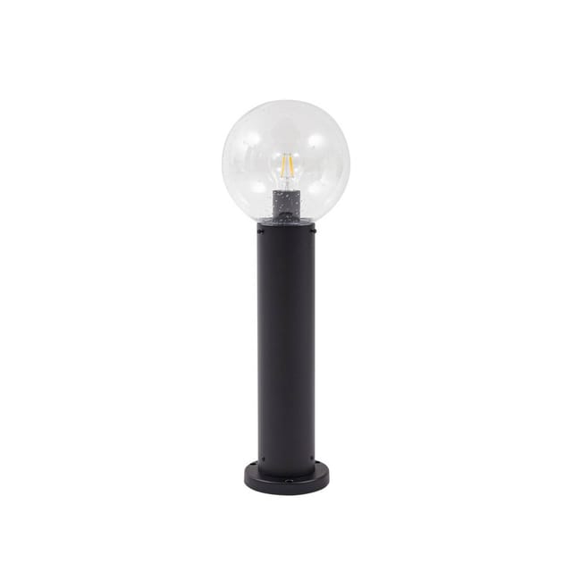 Lindby Außenleuchte Dangan 10036370 Spritzwassergeschützt Modern in Transparent aus Glas 1-flammig E27