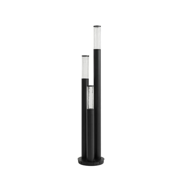 Lindby Außenleuchte Gavros 10039898 Spritzwassergeschützt Modern in Schwarz aus Aluminium 3-flammig GU10