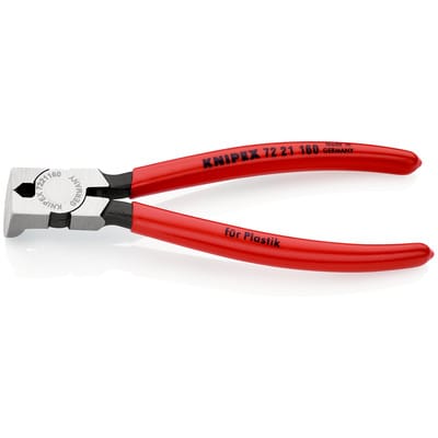 KNIPEX 72 21 160 Seitenschneider für Kunststoff mit Kunststoff überzogen 160 mm