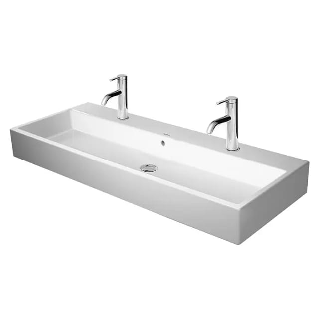 Duravit Möbelwaschtisch geschliffen Vero Air 120x47cm, we, m 2 HL, ÜL, Hahnlochbank