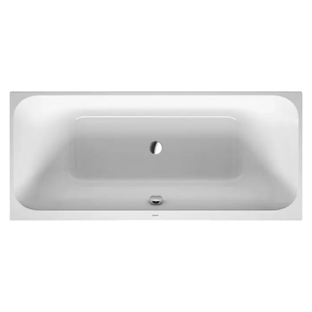 Duravit Rechteck-Badewanne Happy D.2 180x80x46cm, EB-Version, 2 RS, weiß
