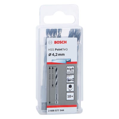 Bosch Sechskantbohrer HSS PointTeQ 4,2 mm