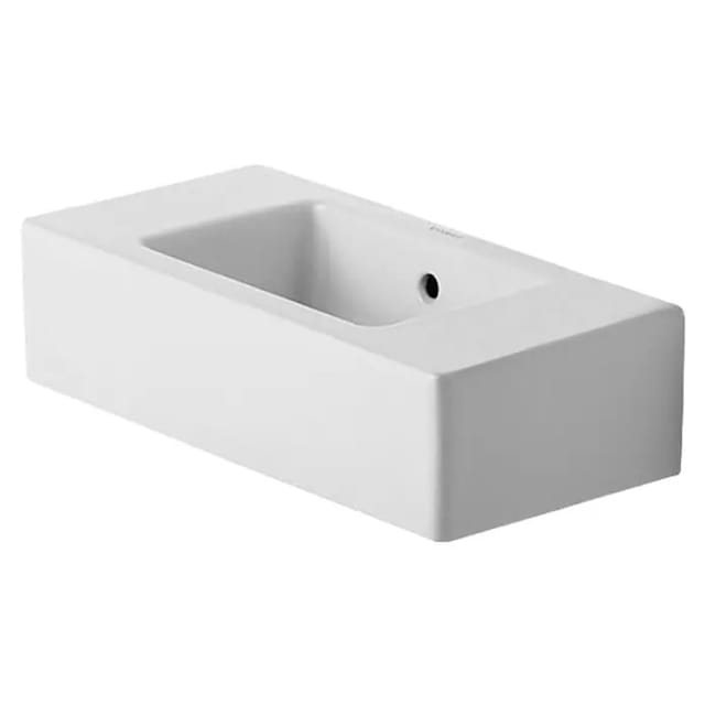 Duravit Möbel-Handwaschbecken Vero 50x25cm, m ÜL, HLB, 2 HL vorgest., weiß