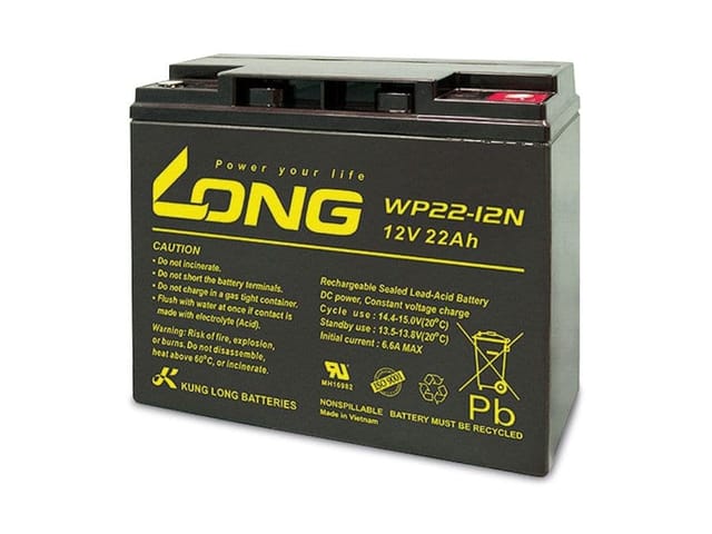 Kung Long Blei-akkumulator Wp22-12n, 12 V-/22 Ah