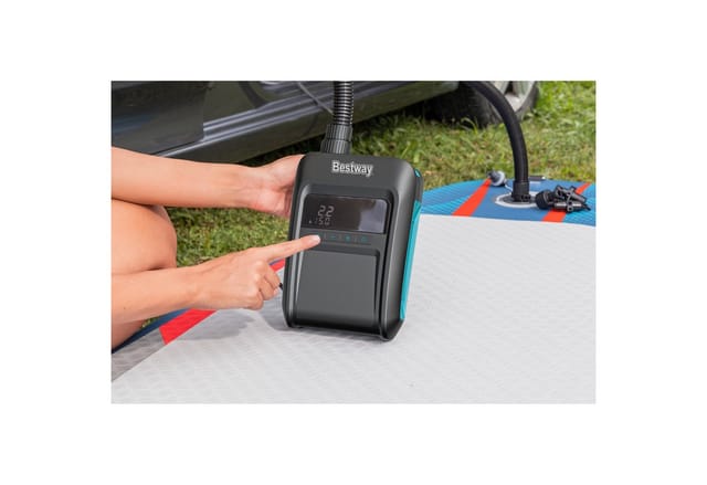 Bestway Elektropumpe Luftpumpe Pumpe Powergrip 12V Camping Hochdruck 250l min