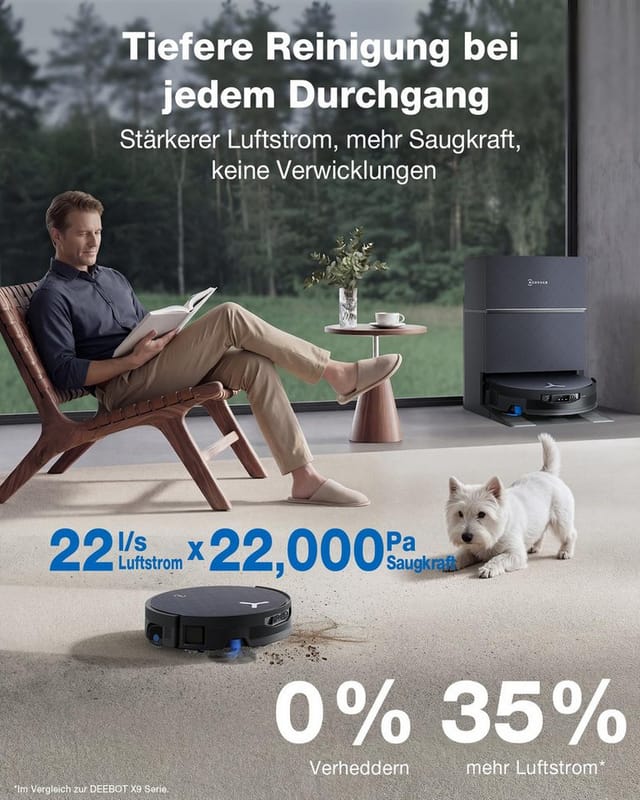 Ecovacs Roboter Staubsauger X12 PRO OMNI Grey