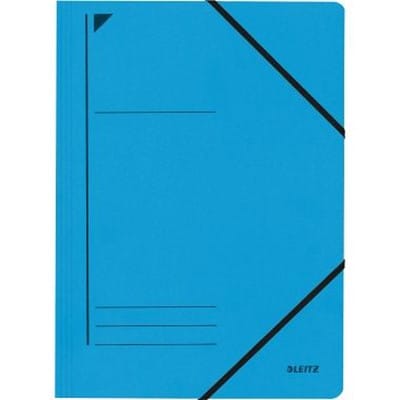 Eckspanner 39800035 DIN A4 250 Blatt Colorspankarton blau