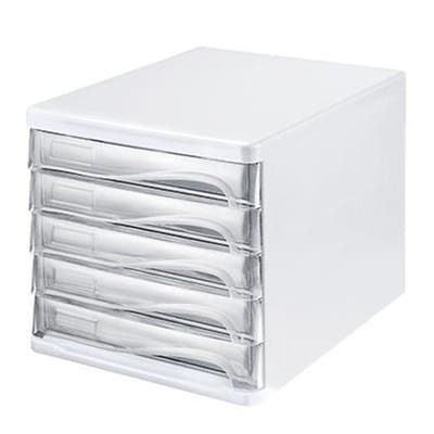 Schubladenbox economy H6129402 DIN A4-C4 l.gr/gk
