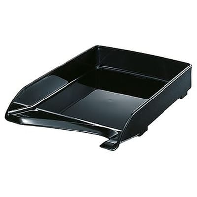 Briefablage Elegant 52200095 DIN A4 stapelbar Polystyrol schwarz