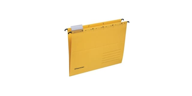 Hängemappe 2023 DIN A4 220g RC Karton gelb 25er-Pack