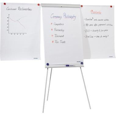 Flipchart Standard X-tra Line Plus EL-FC22 105x68cm grau