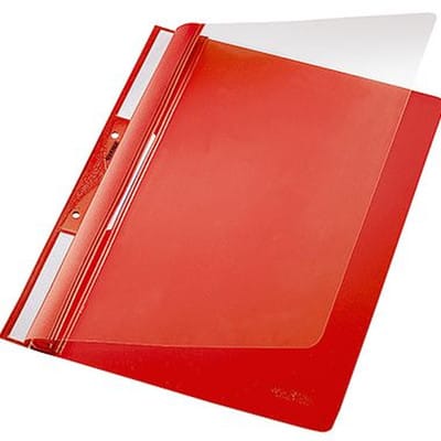 Einhakhefter 41900025 DIN A4 kaufmännische Heftung PVC rot