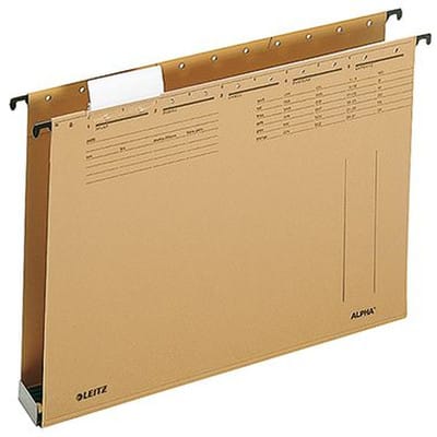 Hängesammler ALPHA 19420000 DIN A4 40mm Karton braun