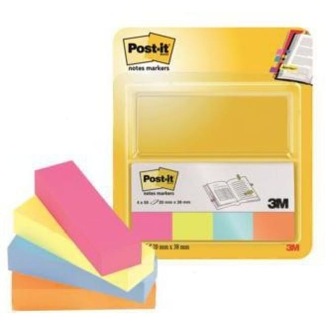 Haftstreifen Page Marker 670-4N 20x38mm sortiert 4er-Pack