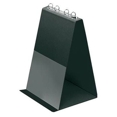 Tischflipchart V4102080 DIN A4 hoch 4Ringe 10Hüllen schwarz