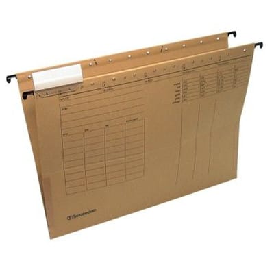 Hängetasche 2051 DIN A4 Karton natronbraun 25er-Pack