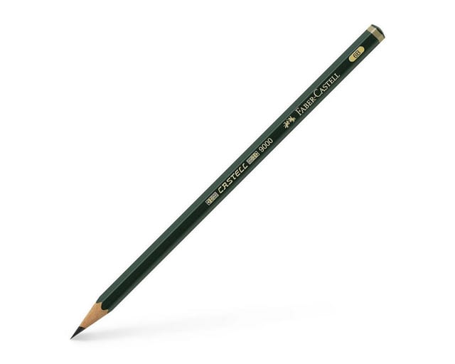 Bleistift CASTELL 9000 119006 6B dunkelgrün