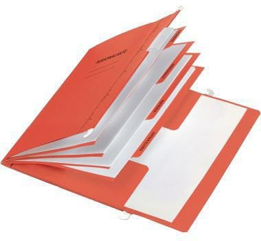 Personalmappe 44105-01 DIN A4 34x24,5x0,8cm Karton rot