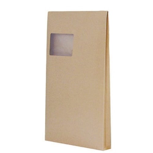 Faltentasche 2941 C4 130g mF hk 20F braun 100er-Pack