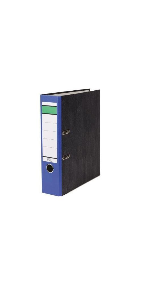 Ordner DIN A4 80mm Recycling Pappe blau