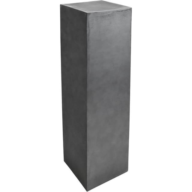 VIVANNO Blumenständer Fiberglas PODEST Säule - Kaltgrau Beton-Design (1 St), 30x30x100 cm