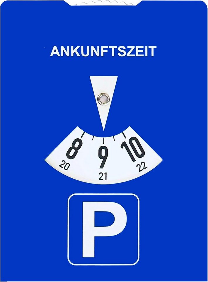 Kaiser24 Parkscheibe Papp-Parkscheibe aus Karton, StVO-konform, Blau, 11 x 15 cm (1-St) Bild 4
