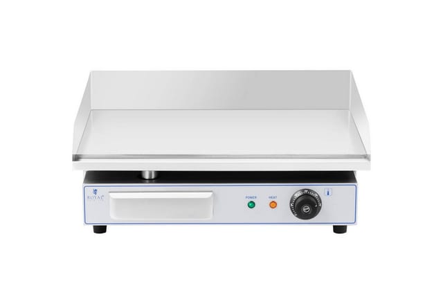 Royal Catering Elektrogrill Elektro Grillplatte 55 x 35 cm Griddleplatte glatt 3000 W 50 - 300 °C, 3000 W