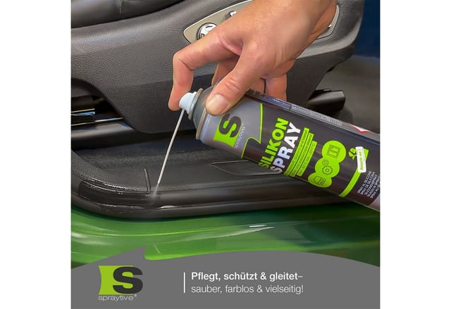 Spraytive Silikonöl 2x 500ml Silikonspray – farbloses Schmiermittel & Gleitmittelspray, Made in Germany