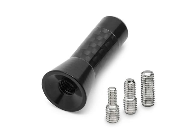 Adapter Universe Universal 3,5cm Auto Kurz Stab Dach Antenne Radio Carbon Design KFZ Stabantenne