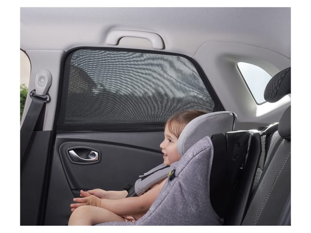 Badabulle Auto-Sonnenblenden-Set, 2 Stück, dehnbar
