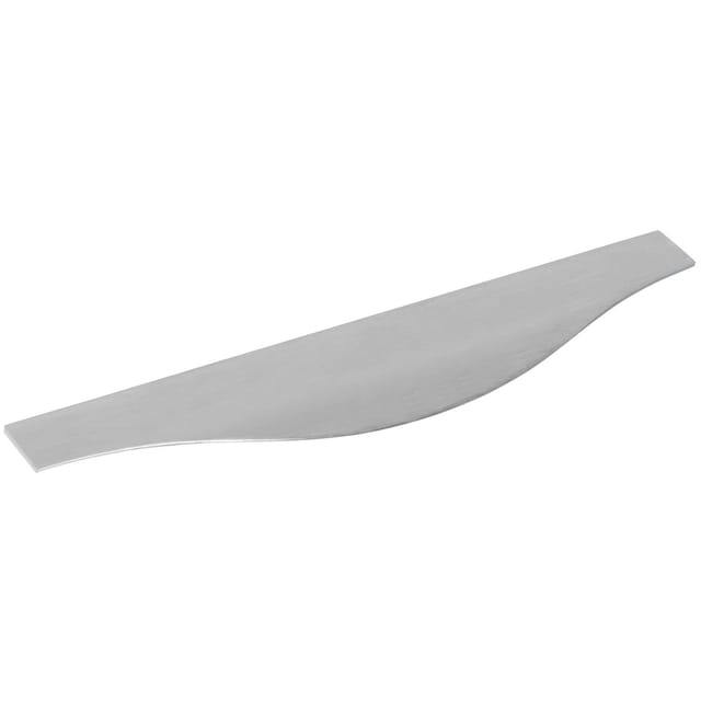 Furnipart - Griffleiste Malibu-curve Breite 795mm - Geschwungene Griffleiste - Griff Profilleiste Zum Einnuten, Aluminium Edelstahl-effekt