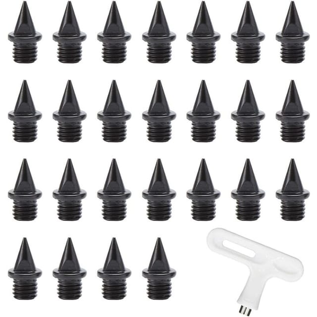 Spikes Für Leichtathletikschuhe, Ersatzspikes, 25 Stück, Inklusive Nagelschlüssel
