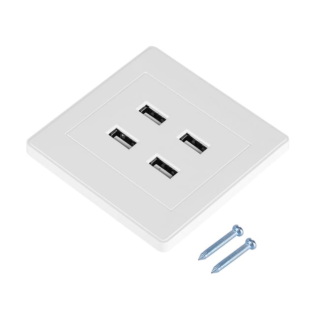 4-port-usb-5v-wandsteckdose Für Büro Und Zuhause, Netzladegerät (110-250v)